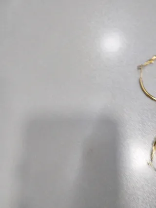 P566 Orecchini cerchio 4 cm inox oro anallergico