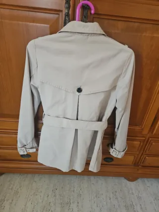 Gabardina  mujer Beige Talla S