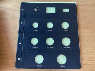 6 Fundas Pardo Moneda Euro varios años Claraboya