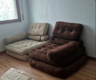 sofa cama dos plazas bicolor ikea