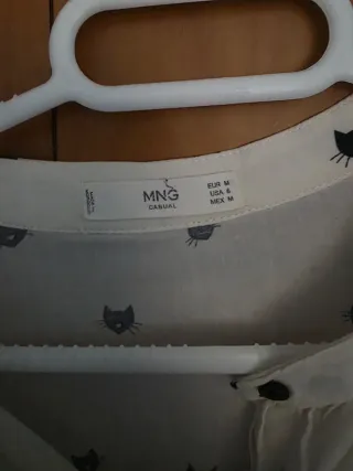 Camisa MNG Gato Talla M