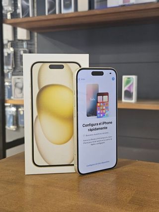IPHONE 15 128GB AMARILLO BATERIA 91%