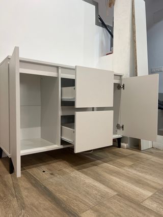 Armario organizador blanco