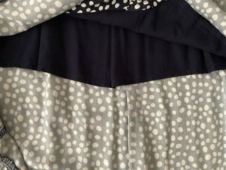 Falda Naf Naf lunares blanco y marino