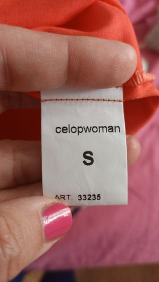 Vestido Celop Talla S Corto Multicolor