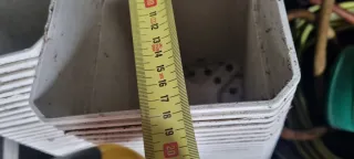 140 Macetas Plástico Blancas