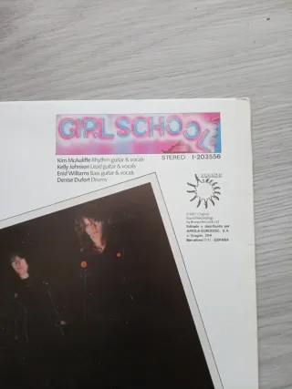 Girlschool LP Vinilo Hit and Run