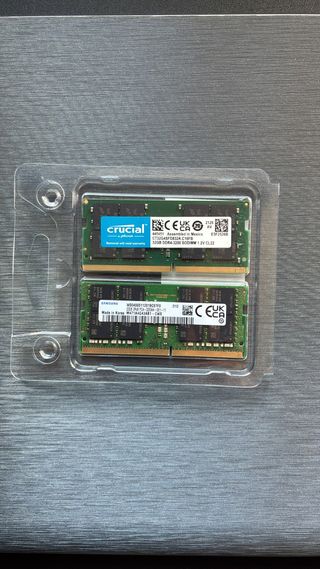 Memoria crucial 32 Gb, solo la crucial