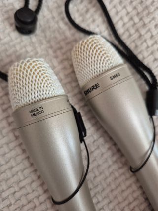 2 Grabadoras TASCAM DR-10X + Micros SHURE SM63