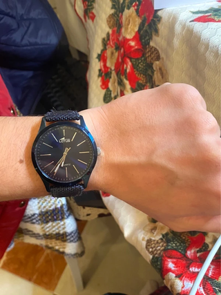 Reloj Lotus 18166/2 Hombre Azul y Dorado