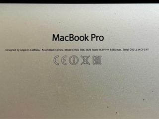 MacBook Pro 2013 Plata Modelo 1502