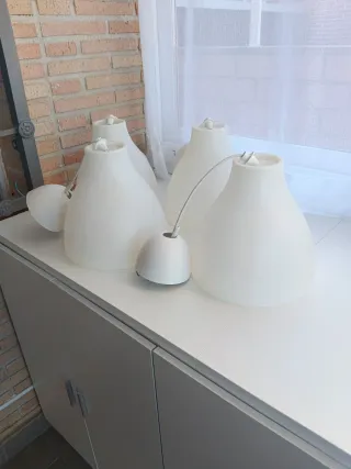 Lámparas de techo Ikea blancas