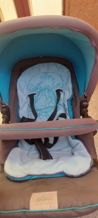 Cochecito Bebé Jane Azul