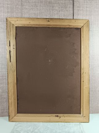 Lámina antigua La Anunciación 90x71