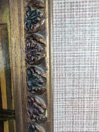 Lámina antigua La Anunciación 90x71