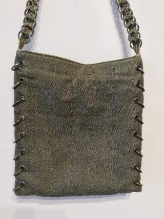 Bolso pequeño verde militar mujer