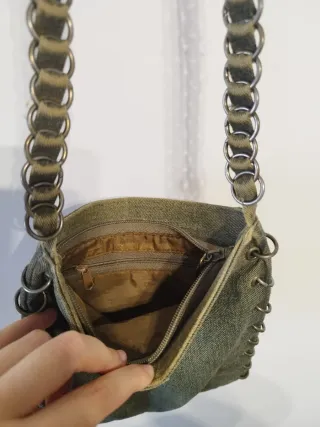 Bolso pequeño verde militar mujer