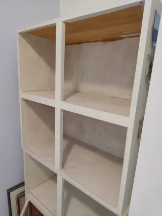 Estantería modular blanca