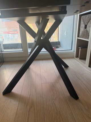 Mesa de comedor ampliable madera