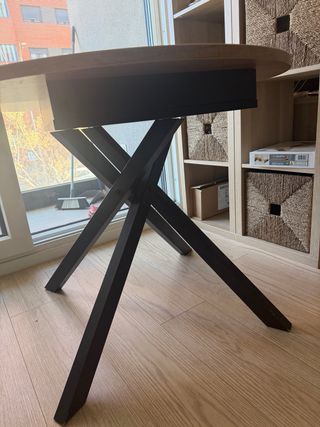 Mesa de comedor ampliable madera