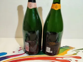 2 bottiglie vuote Veuve Clicquot Magnum