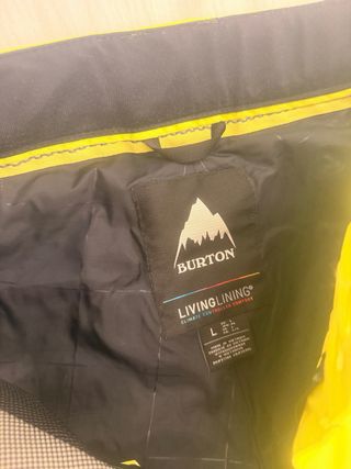 Pantalones de Snowboard Burton Amarillos