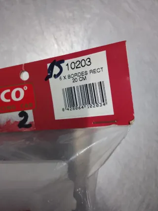 Ninco Borde Pista Recta Blíster 6 Unidades