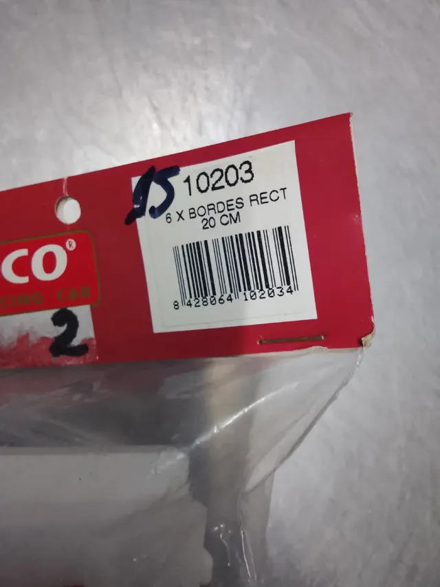 Ninco Borde Pista Recta Blíster 6 Unidades