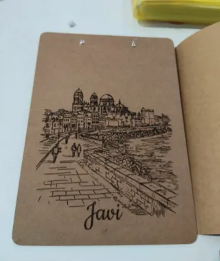 Personalizado de carpeta de madera