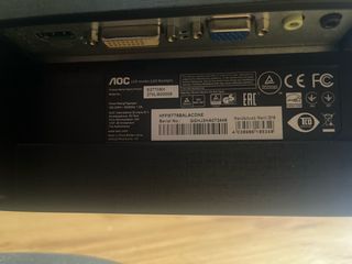 Pantalla AOC 20 Negra