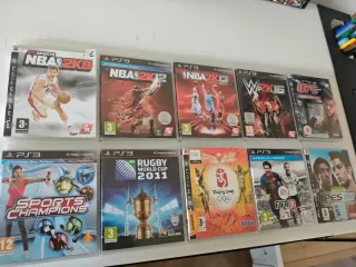 Lote 10 Videojuegos PS3 Deportivos
