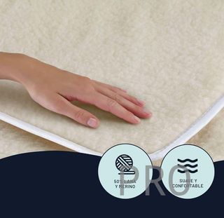 Manta térmica individual de lana merina - Imeteg