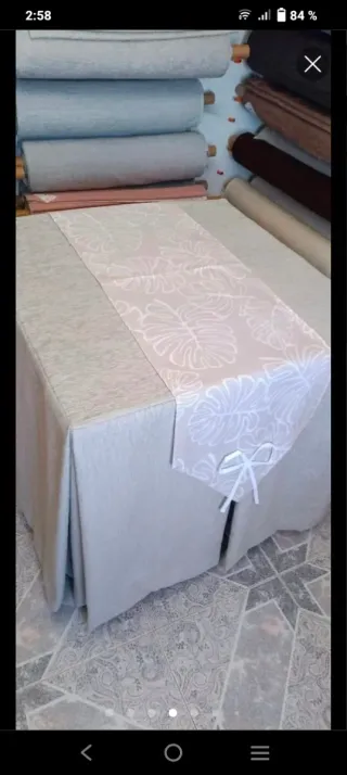 Ropa de mesa camilla