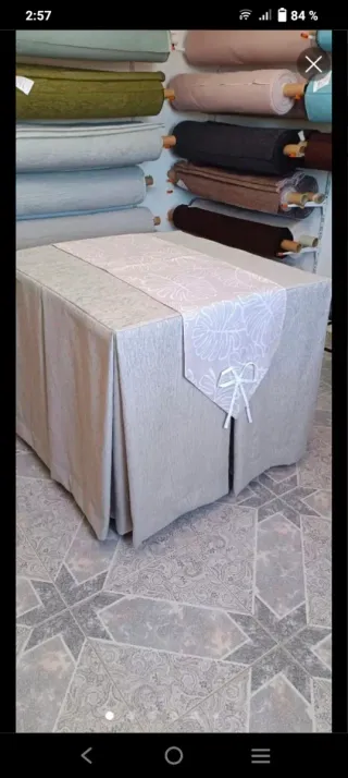 Ropa de mesa camilla