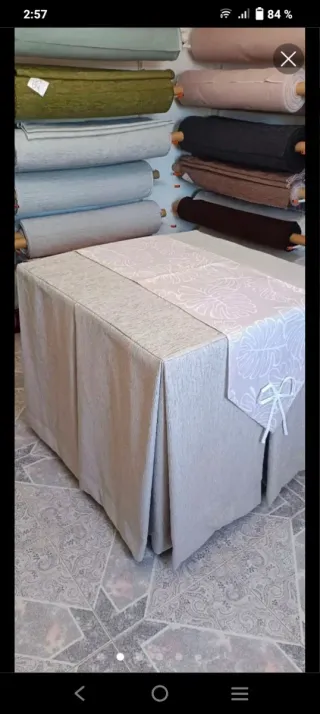 Ropa de mesa camilla