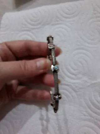 Pulsera Tous Plata con Piedras