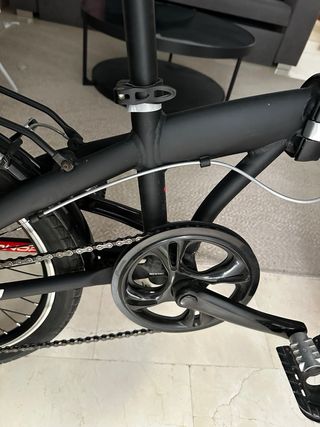Bicicleta plegable conor negra