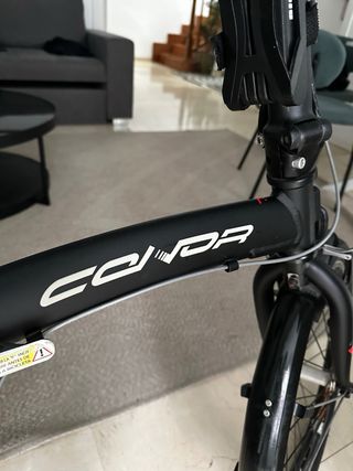 Bicicleta plegable conor negra