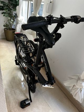 Bicicleta plegable conor negra