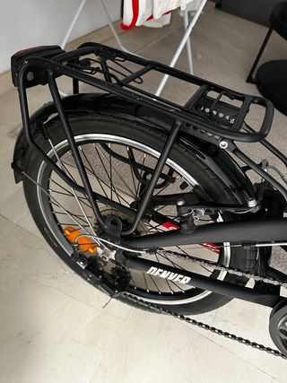 Bicicleta plegable conor negra