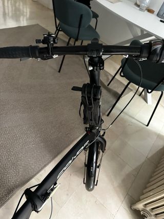 Bicicleta plegable conor negra