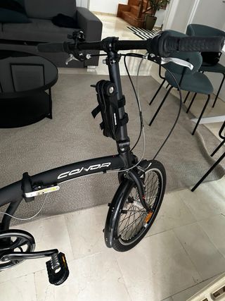 Bicicleta plegable conor negra