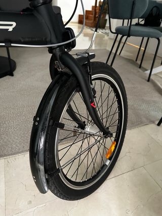 Bicicleta plegable conor negra