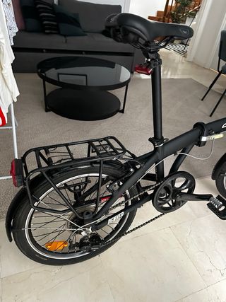 Bicicleta plegable conor negra