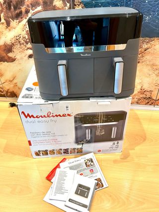 A ESTRENAR.Moulinex Dual Easy Fry Doble 11 L