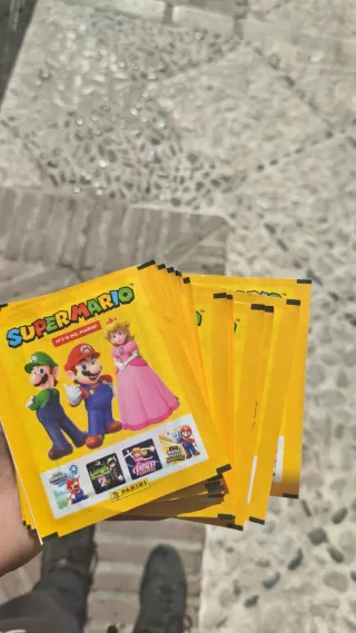 Intercambio Cromos Super Mario Panini