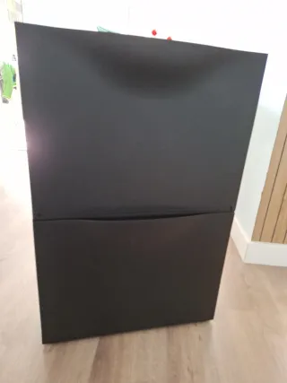 Zapatero Ikea Trones Negro y Blanco