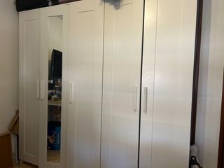 2 Armarios blanco de madera