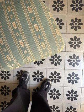 Silla de comedor tapizada