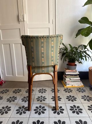 Silla de comedor tapizada